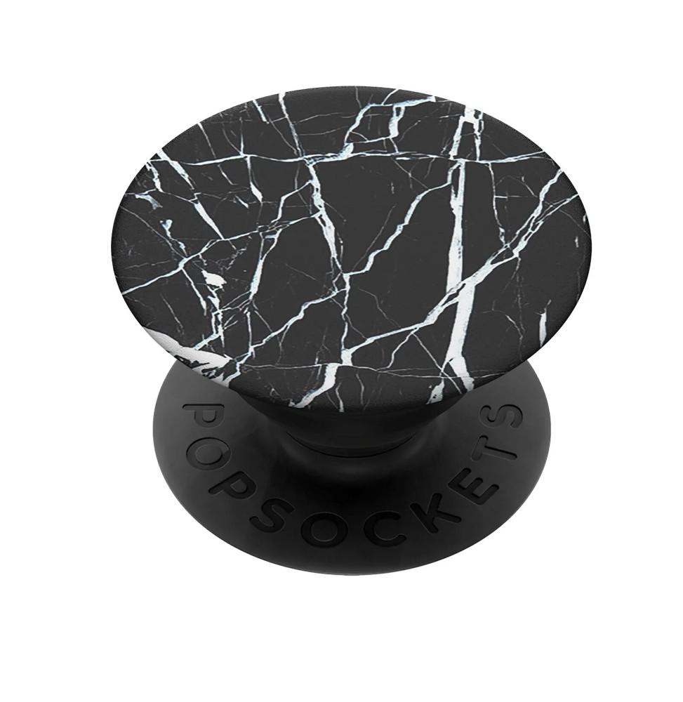 Popsockets PopGrip Smartphone design marbre Noir Maintient Support Vidéo
