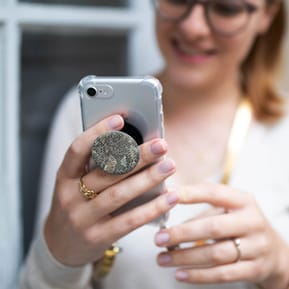 Popsockets PopGrip Smartphone design métal Python Maintient Support Vidéo — image 3