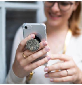 Popsockets PopGrip Smartphone design métal Python Maintient Support Vidéo