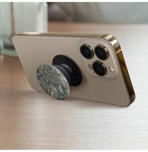 Popsockets PopGrip Smartphone design métal Python Maintient Support Vidéo
