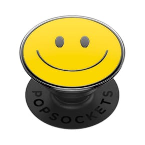 Popsockets PopGrip Smartphone Maintien et Support Vidéo Design smiley Jaune
