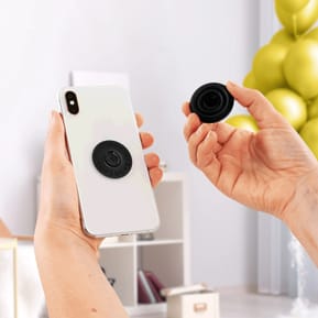 Popsockets PopGrip Smartphone Maintien et Support Vidéo Design smiley Jaune — image 5