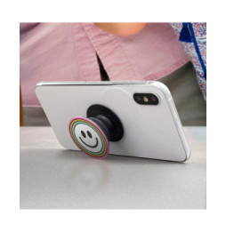 Popsockets PopGrip Smartphone Maintien Support Vidéo Design smiley multicolore