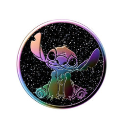 Popsockets PopGrip Space Stitch pour Smartphone, Bague et Support Universel Violet