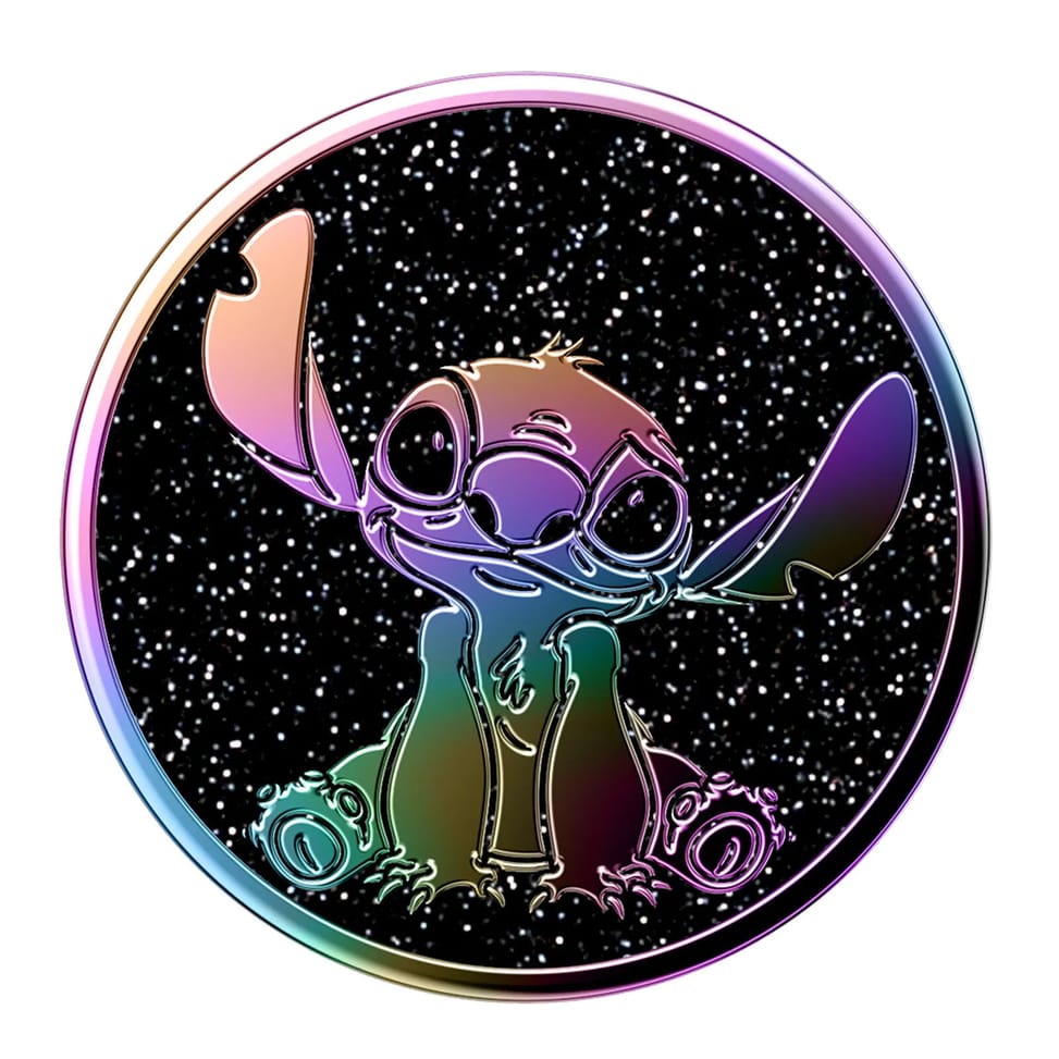 Popsockets PopGrip Space Stitch pour Smartphone, Bague et Support Universel Violet — image 2