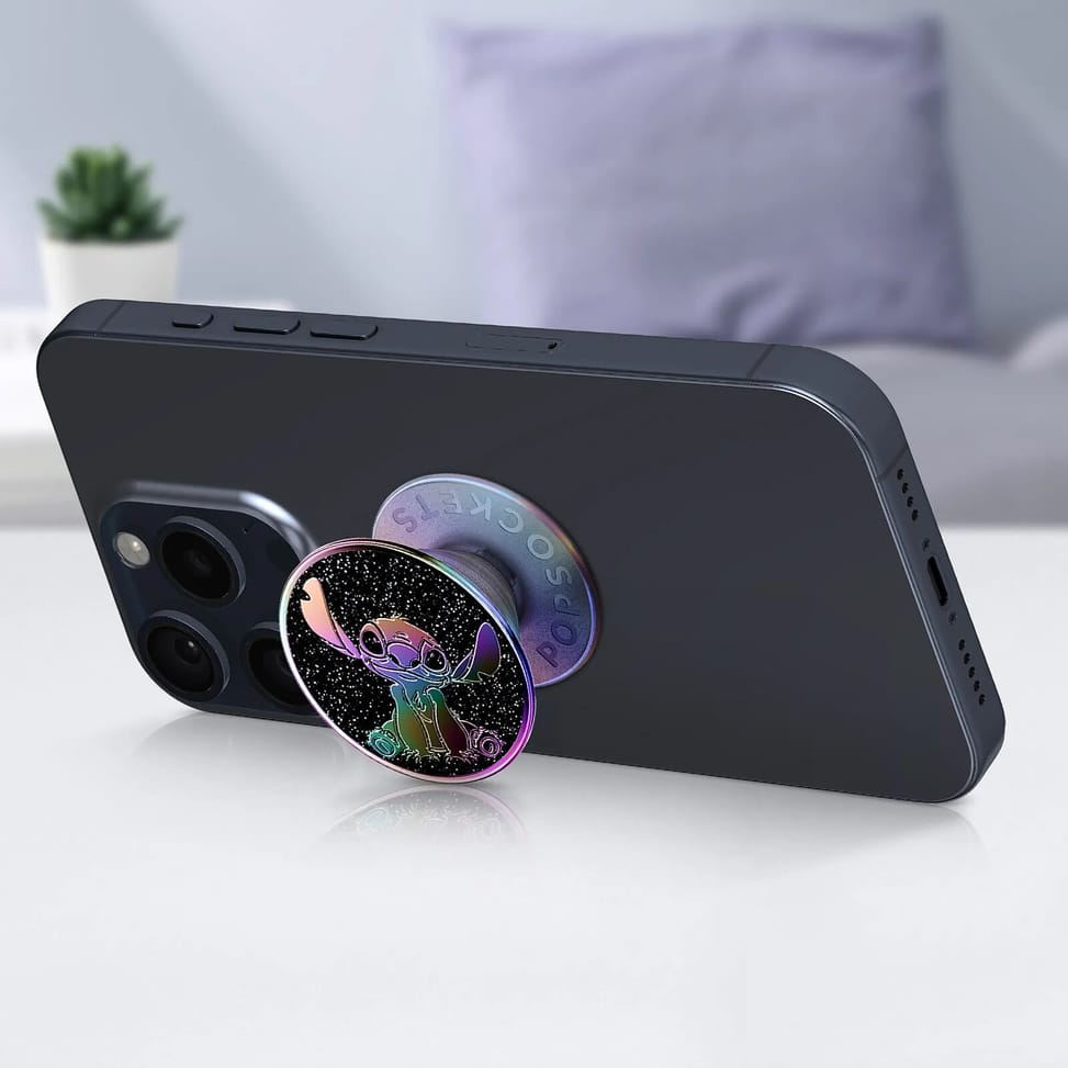 Popsockets PopGrip Space Stitch pour Smartphone, Bague et Support Universel Violet — image 3