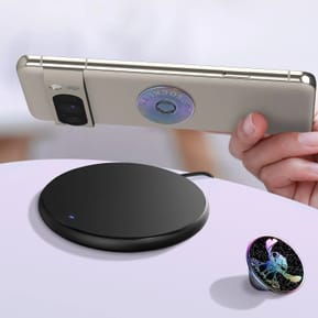 Popsockets PopGrip Space Stitch pour Smartphone, Bague et Support Universel Violet — image 5