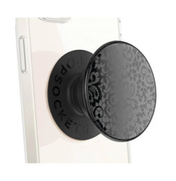 Popsockets PopGrip Spot Gloss Lace Poignée Maintien Support Fixation adhésive Noir