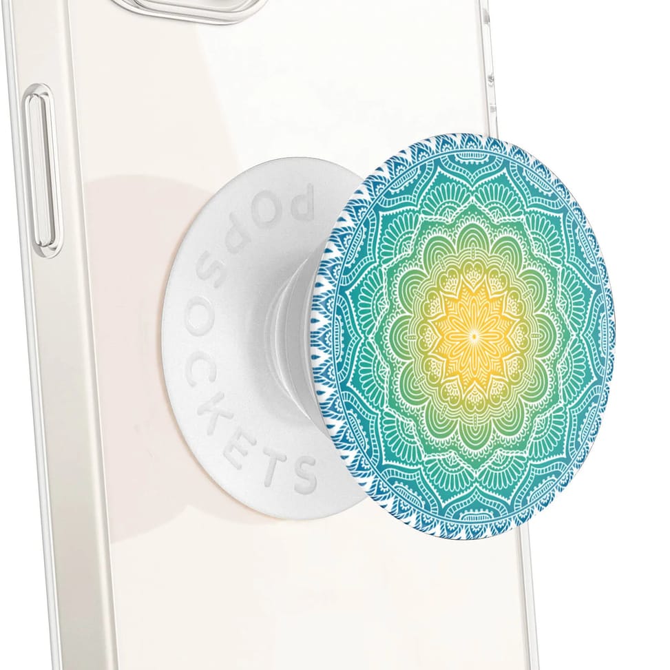 Popsockets PopGrip Sunshine Mandala Poignée Maintien Support Fixation adhésive Multicolore — image 1