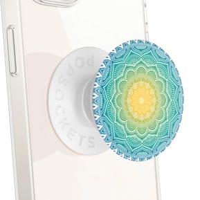 Popsockets PopGrip Sunshine Mandala Poignée Maintien Support Fixation adhésive Multicolore