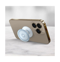 Popsockets PopGrip Téléphone Maintien Support Vidéo Design Bleu Translucide