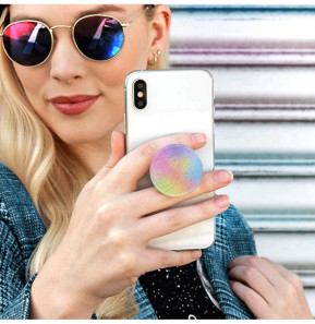 Popsockets PopGrip Téléphone Maintien Support Vidéo Design Paillettes Pastel