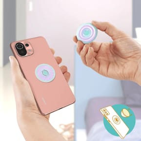 Popsockets PopGrip Téléphone Maintien Support Vidéo Design Prismatique — image 5