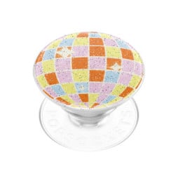 PopSockets PopGrip Universel Adhésif Motif Retro Disco avec Fonction Stand Multicolore