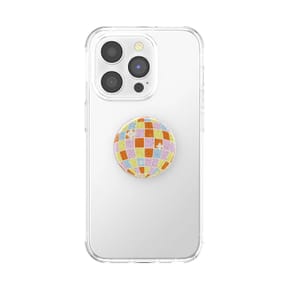 PopSockets PopGrip Universel Adhésif Motif Retro Disco avec Fonction Stand Multicolore — image 3