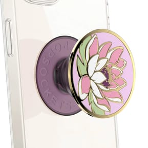 Popsockets PopGrip Water Lily Poignée Maintien Support Fixation adhésive Rose
