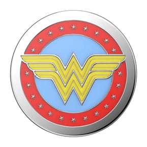 Popsockets PopGrip Wonder Woman pour Smartphone, Bague et Support Universel Blanc — image 2