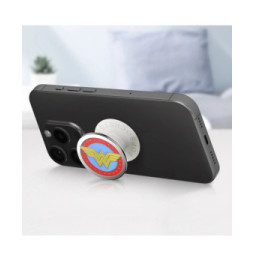 Popsockets PopGrip Wonder Woman pour Smartphone, Bague et Support Universel Blanc