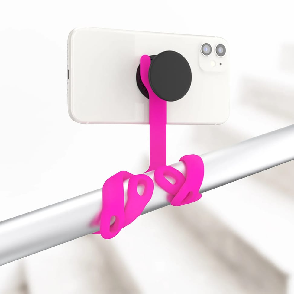 Popsockets PopMount 2 Support smartphone Silicone flexible Multifonction Rose — image 3