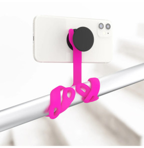 Popsockets PopMount 2 Support smartphone Silicone flexible Multifonction Rose