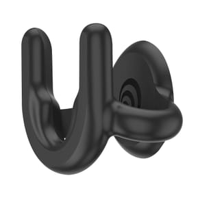 Popsockets Support voiture Multi-surface Fixation adhésive Modèle PopMount Noir