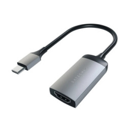 Satechi Adaptateur USB C vers HDMI Résolution 4K 60Hz Compact gris sidéral