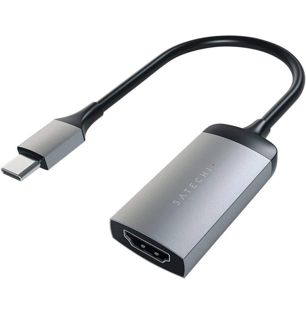 Satechi Adaptateur USB C vers HDMI Résolution 4K 60Hz Compact gris sidéral