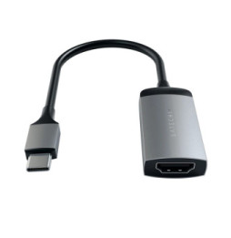 Satechi Adaptateur USB C vers HDMI Résolution 4K 60Hz Compact gris sidéral