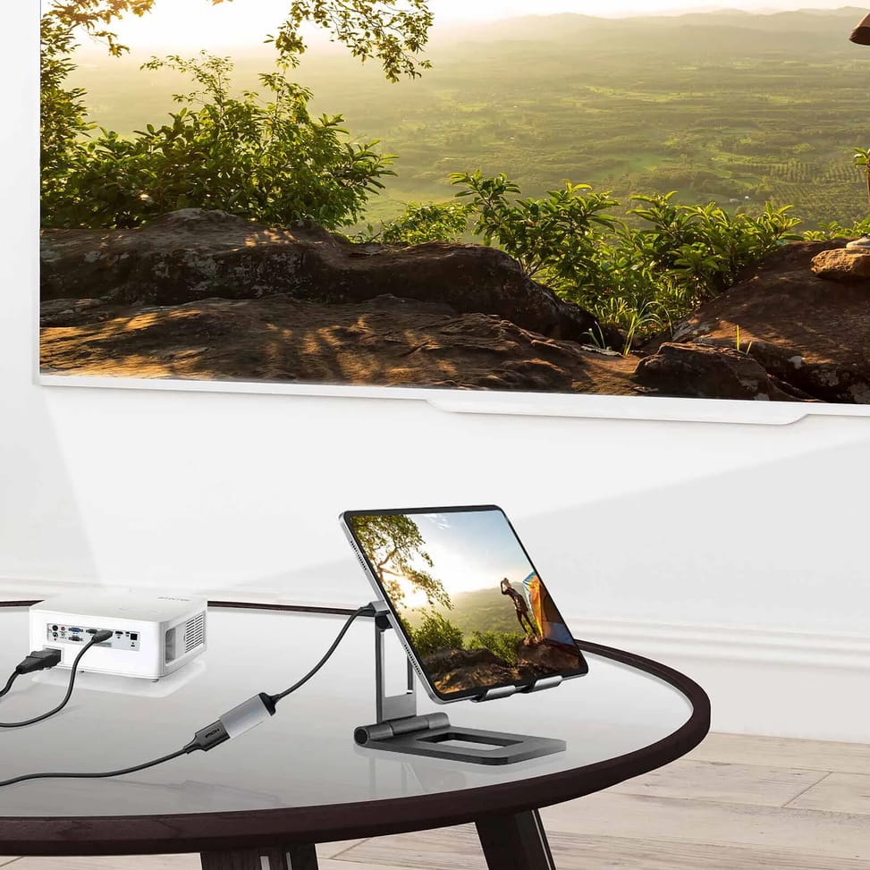 Satechi Adaptateur USB C vers HDMI Résolution 4K 60Hz Compact gris sidéral — image 3