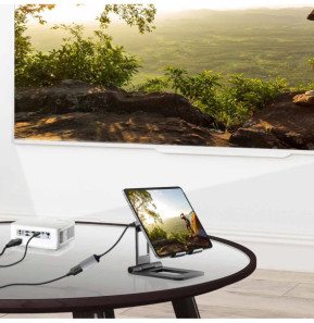 Satechi Adaptateur USB C vers HDMI Résolution 4K 60Hz Compact gris sidéral