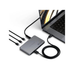 Satechi Hub Multiport Slim Thunderbolt 4 avec 6 Ports Gris