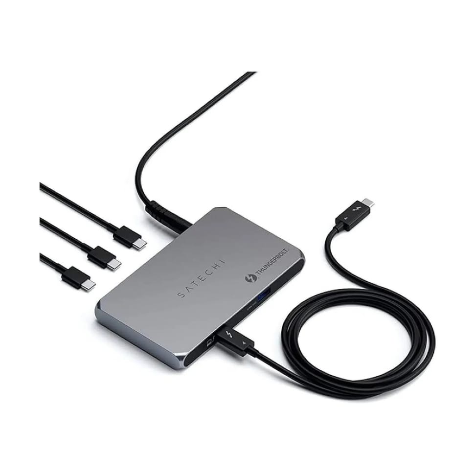 Satechi Hub Multiport Slim Thunderbolt 4 avec 6 Ports Gris — image 4