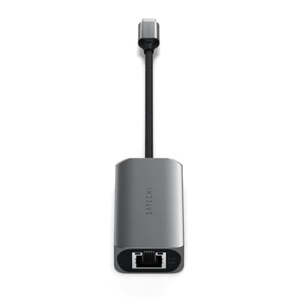 Satechi Hub USB-C 4-en-1 avec Ethernet 2.5 Gbps en Aluminium Gris
