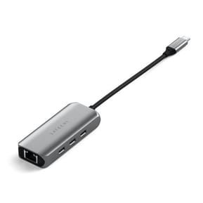 Satechi Hub USB-C 4-en-1 avec Ethernet 2.5 Gbps en Aluminium Gris — image 3