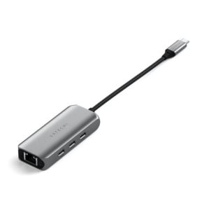 Satechi Hub USB-C 4-en-1 avec Ethernet 2.5 Gbps en Aluminium Gris