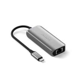 Satechi Hub USB-C 4-en-1 avec Ethernet 2.5 Gbps en Aluminium Gris