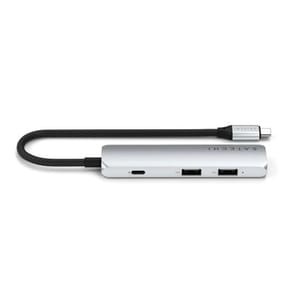 Satechi Hub USB-C Slim Multiport 4-in-1 4K Power Delivery 100W Argent — image 5