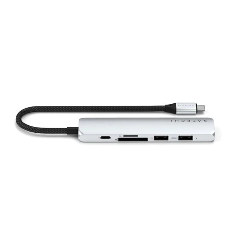 Satechi Hub USB-C Slim Multiport 6-in-1 4K Power Delivery 100W Argent — image 5