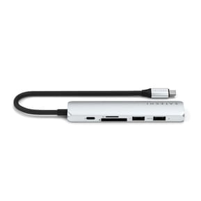 Satechi Hub USB-C Slim Multiport 6-in-1 4K Power Delivery 100W Argent — image 5