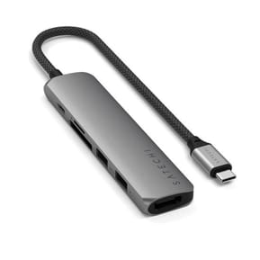 Satechi Hub USB-C Slim Multiport 6-in-1 4K Power Delivery 100W Gris — image 5