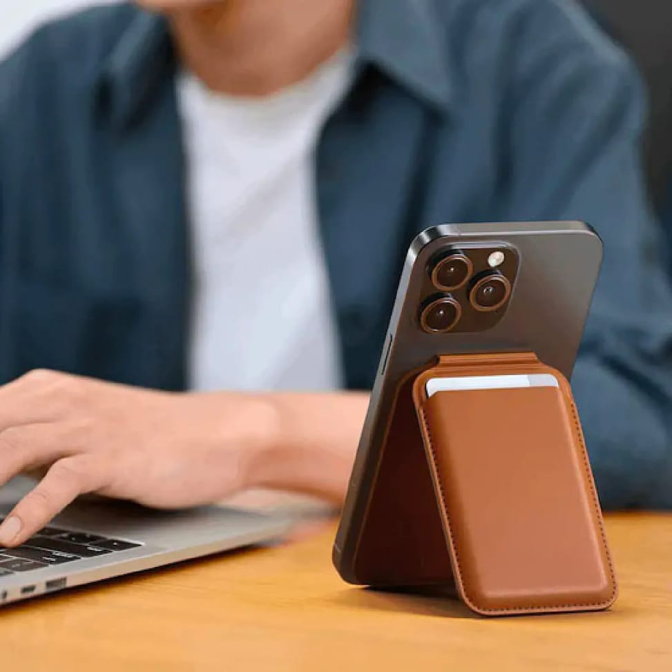 Satechi Support Wallet Compatible avec le MagSafe Marron — image 3