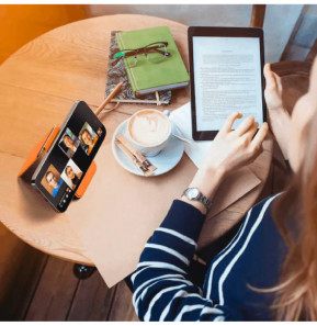Satechi Support Wallet Compatible avec le MagSafe Orange