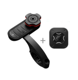 Spigen SGP Support Vélo Fixation Gearlock Rotatif Adaptateur Adhésif Out Front Noir