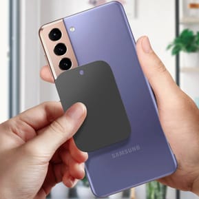 Swissten 2x Plaques Métalliques Smartphone Adaptateur Support Magnétique Noir — image 3