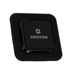 Swissten Adaptateur Smartphone pour Support Easy Lock Fixation Adhésive 3M Noir