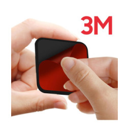 Swissten Adaptateur Smartphone pour Support Easy Lock Fixation Adhésive 3M Noir