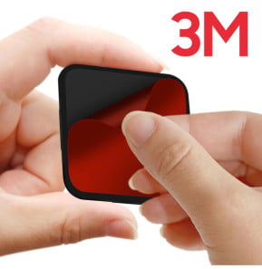 Swissten Adaptateur Smartphone pour Support Easy Lock Fixation Adhésive 3M Noir