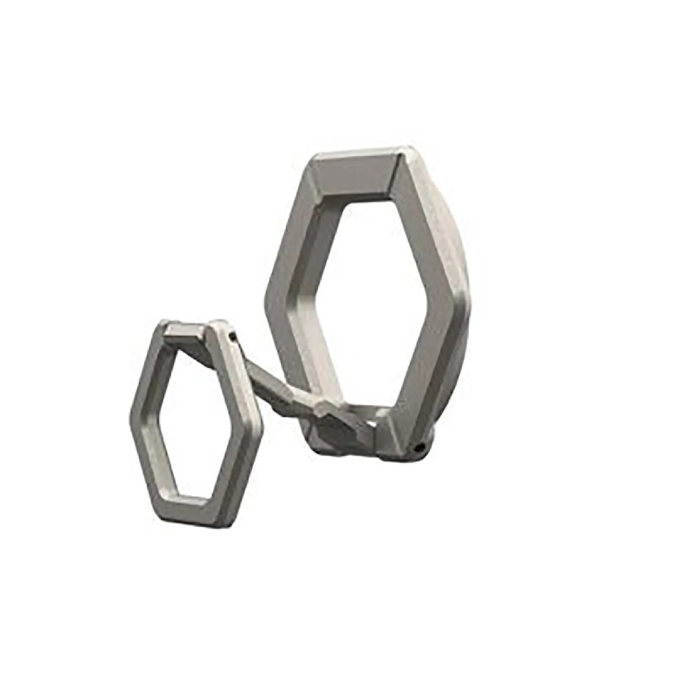 UAG Support Magnétique pour Smartphone Ring Stand en Anneau Fixation Solide Gris