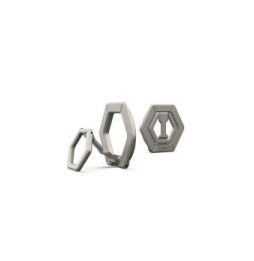 UAG Support Magnétique pour Smartphone Ring Stand en Anneau Fixation Solide Gris