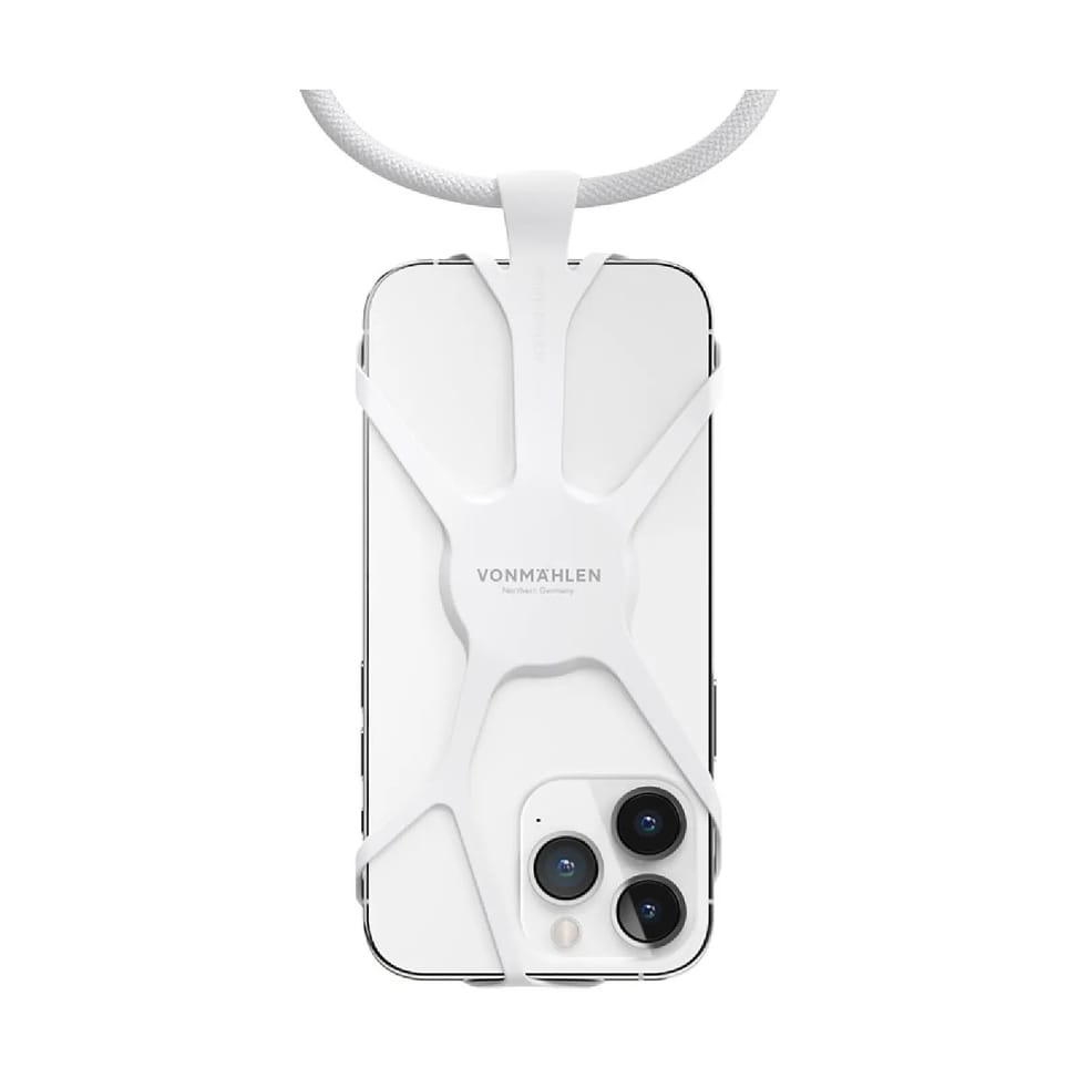 VONMAHLEN Sangle pour Smartphone Universel Modèle Infinity Réglable 150cm Blanc — image 2